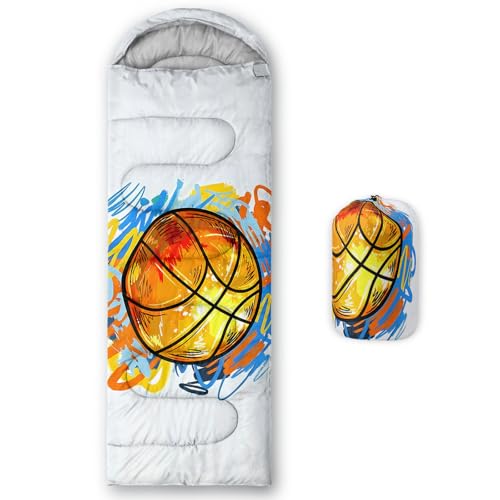Image of QOOMO Camping Sleeping Bags,3 Season Warm & Cool Weather,Lightweight,Waterproof Sleeping Bags for Adults & Kids,Traveling,and Outdoors,Camping Gear Equipment