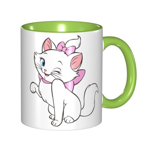 マリーちゃん 猫 ネコ マグカップ 330ml ティーカップ コーヒーカップ カップ セラミック Mug Cup 軽量 直接ドリップ おしゃれ かわいい 電子レンジ対応 グッズ オフィス 家用 プレゼント