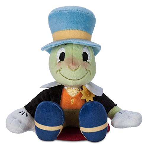 Disney Peluche d'épaule Jiminy Cricket de Store, Pinocchio, 14,5 cm, Personnage en Peluche avec Base magnétique et Traits de Visage brodés