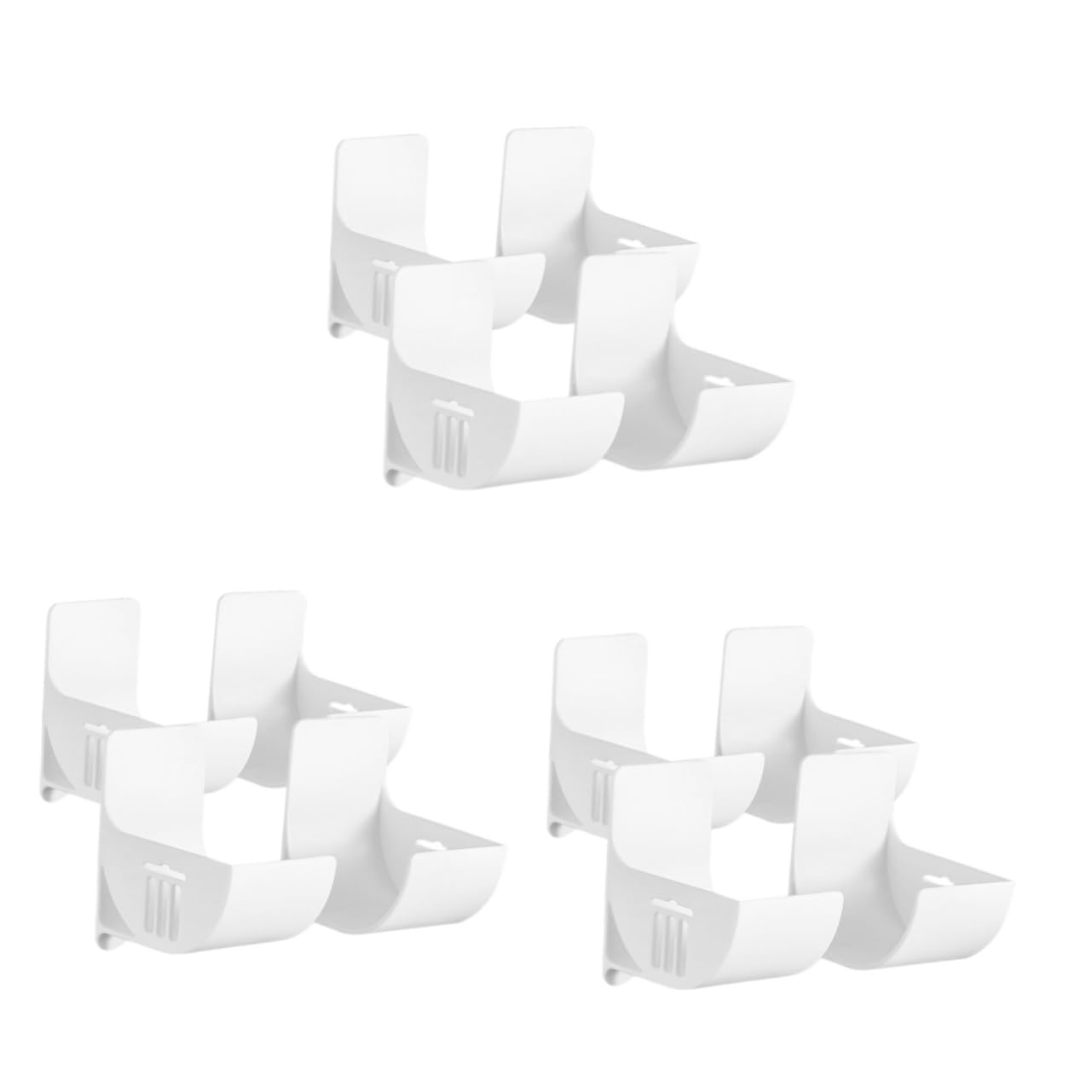IMIKEYA 3 Set Porta Sacco della Spazzatura Porta Rifiuti Distributore di Sacchetti Appesi Dispenser per Sacchetti di Immondizia Organizzatore di Sacchetti di Immondizia Bianca 4 Pezzi * 3