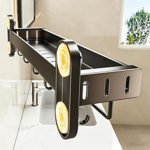 Organiseur de douche à ventouse fini les chutes de shampooing au sol