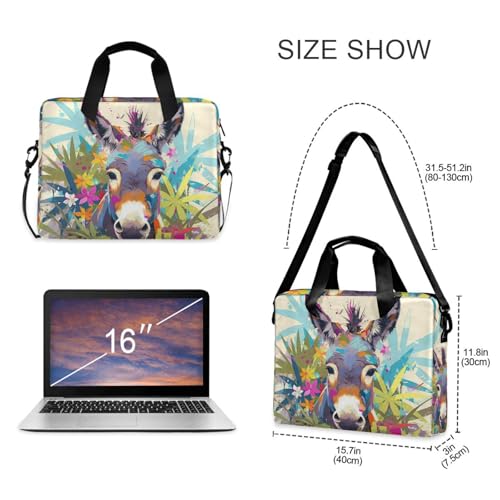 Bolso para laptop con cremallera y correa 15.6 pulg miniatura 5