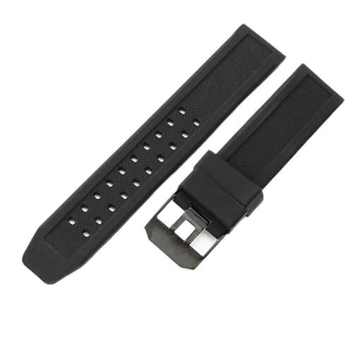 [Yiran] Luminox ���~�m�b�N�X �����o���h�݊��i ��t��23mm ���v�x���g ���o�[�X�g���b�v �l�C�r�[�V�[���Y ES 3050 3950 8800�V���[�Y�p (�u���b�N�o�b�N��)