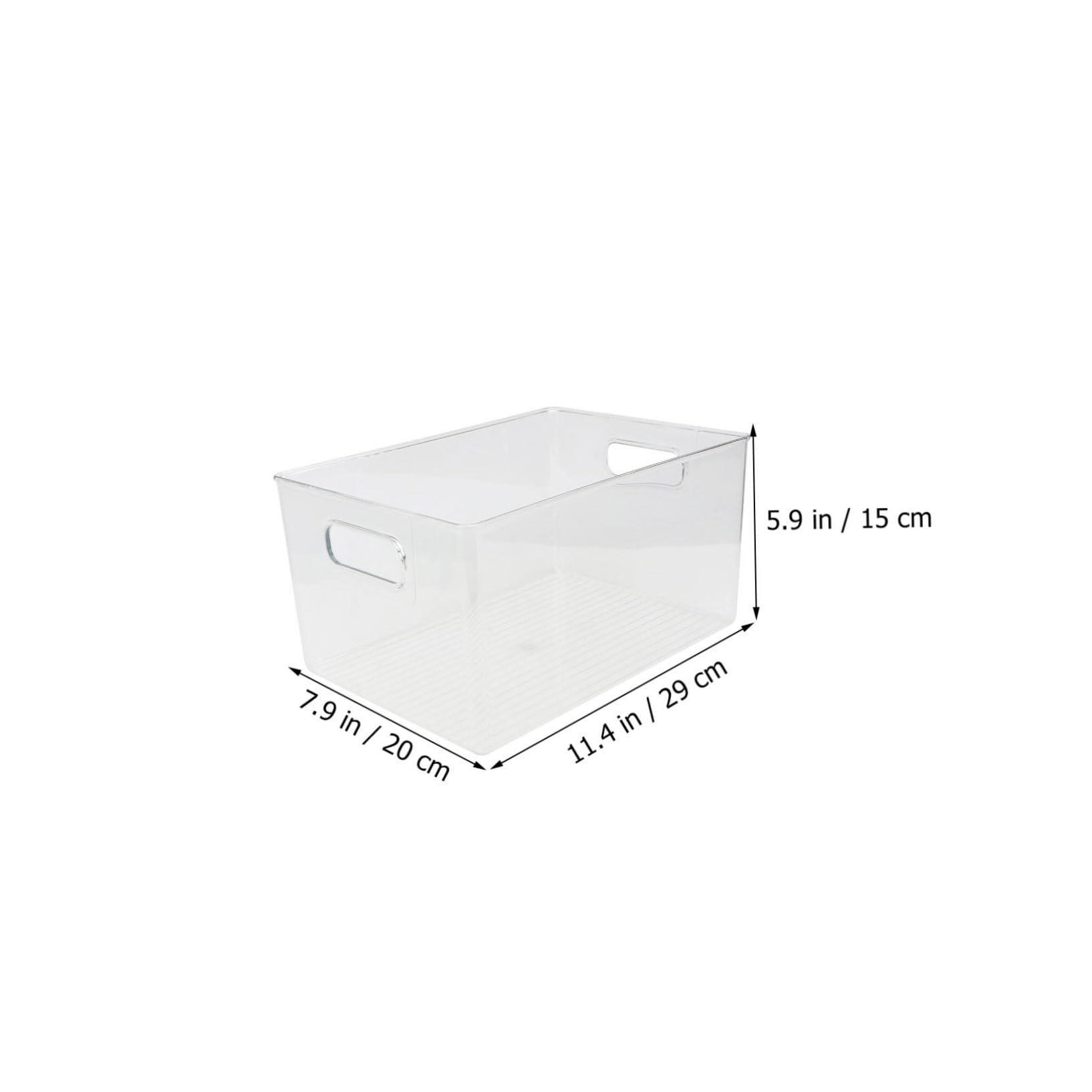 1pieza Caja De Almacenaje Transparente Para Doble Organizador Multifuncional Para y Bibliotecas Aula