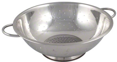 Browne 5 qt Stainless Steel Footed Colander