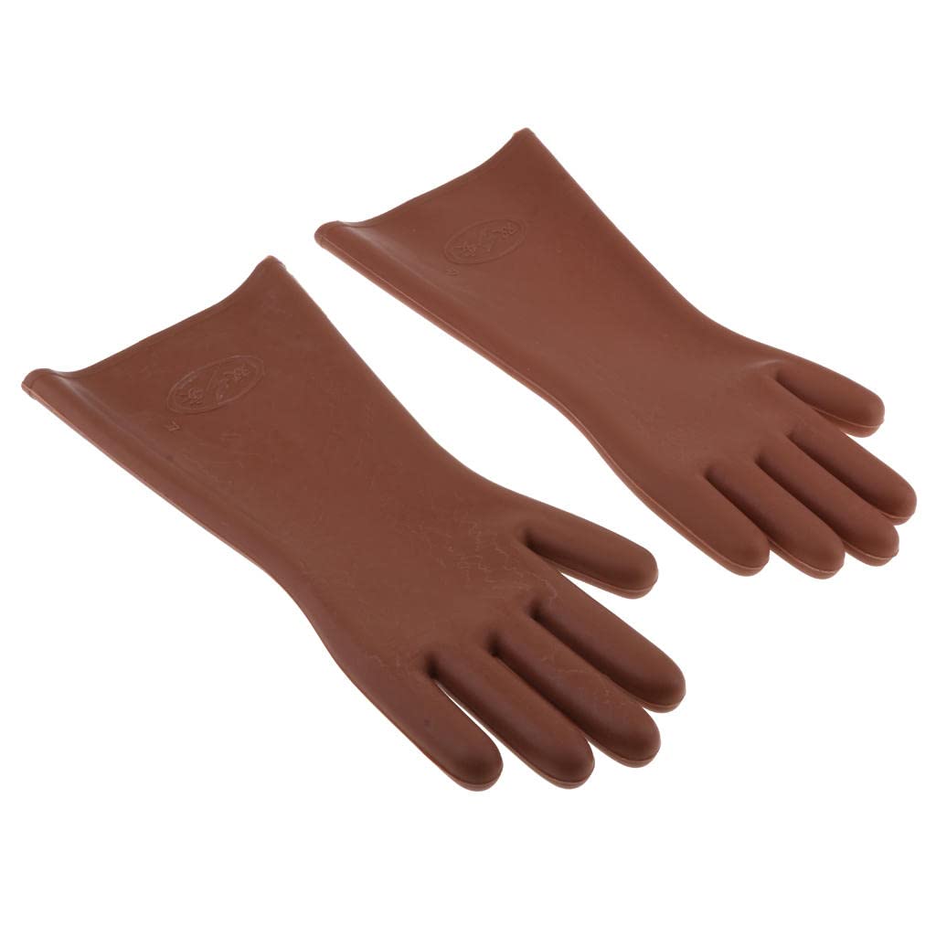Guanti pesanti, guanti da lavoro, Guanti da lavoro impermeabili rivestiti in gomma, guanti da giardinaggio, guanti da lavoro di sicurezza Guanti caldi, resistenti all'usura e antivento, guanti da giar