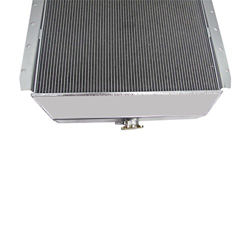 Primecooling 56MM 3 Row Core Aluminum Radiator for Ford F100 F150 F250 F350 Truck Pickup 1966-79 /Bronco V8 1978-79