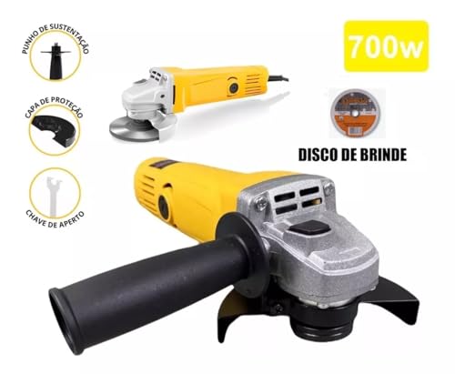 NK Esmerilhadeira Angular 700W Lixadeira Com Disco (220, Volts)