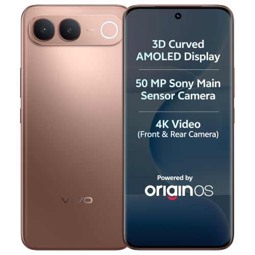 Image of vivo S2 5G (Regal Bronze, 8GB RAM, 256GB Storage) | 50MP Sony Camera | 4K Video | 7050 mAh Battery | 3D Curved AMOLED Display | MTK D-7360 Turbo Processor with No Cost EMI /Additional Exchange Offers