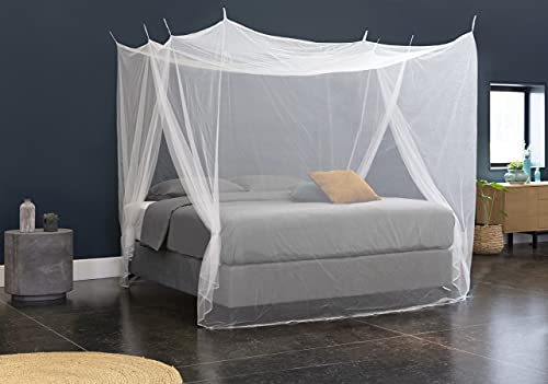 Mosquito Net for Queen & King-Size Beds - 2-Side-Opening Bed Canopy by Universal Backpackers - Image 5