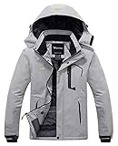 Wantdo Nam Mùa đông Không thấm nước Lông cừu Áo khoác Trượt tuyết Hood Coat Parka ...