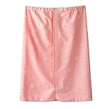 SXTYYH Inkontinenzunterlage Waschbar Wasserdicht Baumwolle Auslaufsicher Inkontinenz Bettunterlage for Menstruation ältere Menschen Atmungsaktiv Pinkelpads for Erwachsene(XL,Flower-Paste)