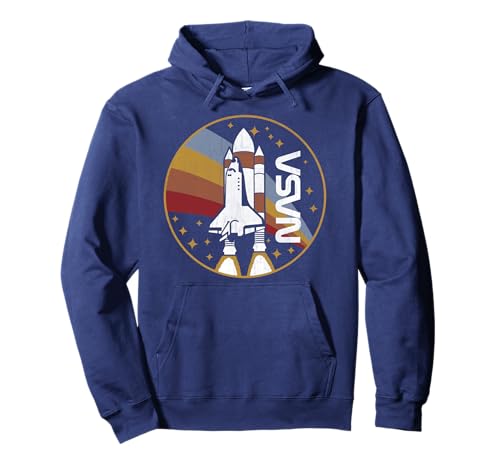 NASA Shuttle Launch Rainbow Pullover Hoodie