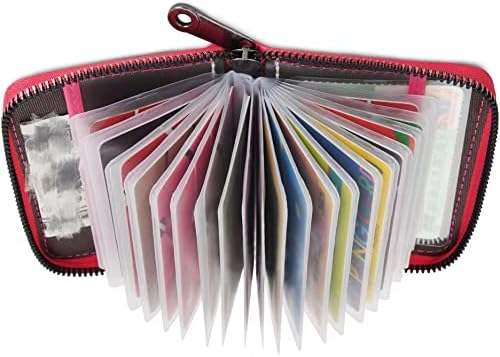 24 CARTES EN Cuir Pu Carte D'identité De Crédit Porte-Cartes De Visite