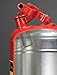 Justrite 5 Gallon Type I Red Safety Gas Can for Gasoline with Flame Arrester and Self-Closing Lid, Made in the USA, Galvanized Steel Flammable Storage Can, 7150100