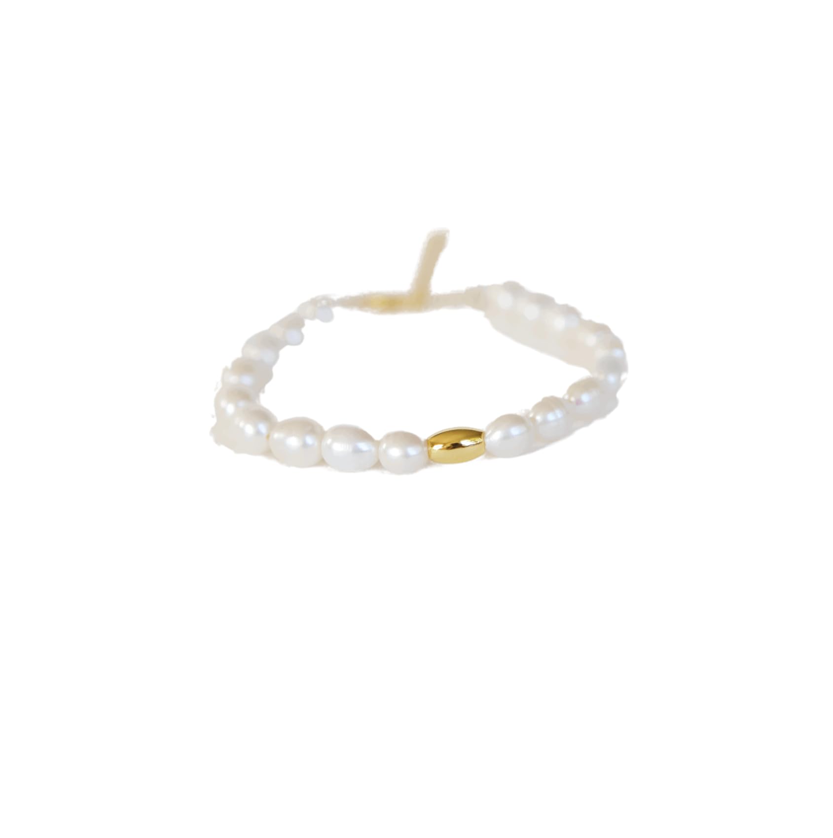 White Freshwater-Culture Pearl Adjustable Bracelet
