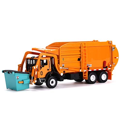 metal garbage truck toy