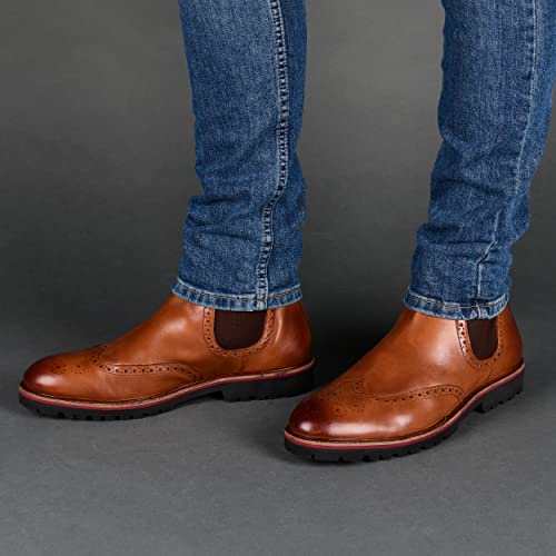 Image of Thomas & Vine Men's Nash Wing Tip Chelsea Boot