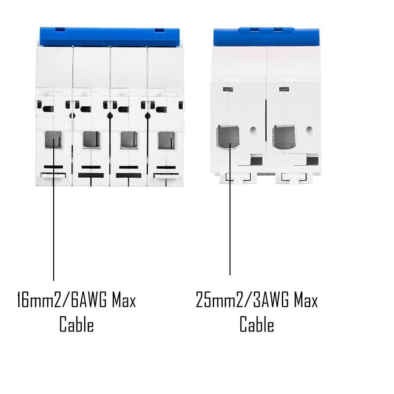DZ47 wyłącznik automatyczny DC 120 V, 200 V, 250 V, 500 V, ochrona ładowania słonecznego, automatyczny wyłącznik zwarciowy, 6 A, 10 A, 16 A, 25 A, szybki przełącznik, 1 szt. (3P DC750V, 40A)