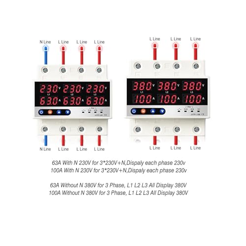 Protection surtension triphasée 63A pour armoire électrique 380V - 5