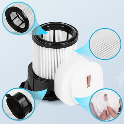 Image of IP3251 Vacuum Replacement Filters for Shark PowerDetect Cordless Upright Cleaner IP3251, IP3253, IP1251, 1 HEPA Filter and 2 Foam & Felt Filters