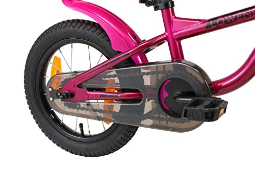 Löwenrad Kids Bike Age 3-4 Year Old Children | 14" Inch Bicycle With Brake For Boys And Girls | Berry #TOP3