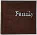 Pioneer Photo Albums 10004163 TXT-200BN Family Text Design Sewn Faux Suede Cover Album, Multicolor