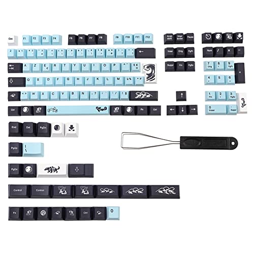 Pumotudy Dye Subbed Keycap FR ISO Layout PBT France Keycaps para MX Switch Keyboard Cherry Profile Key Cap FR Keycap 135 Keys