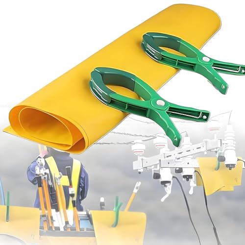 Alfombrilla aislante eléctrica de alto voltaje 0,4 kv-100 con clips de sujeción estable 2