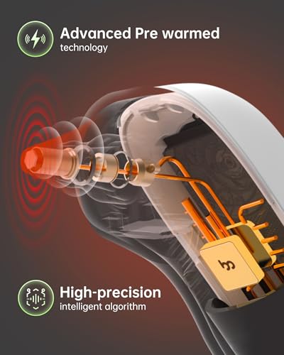 Ear Thermometer with Heated Probe, High Accuracy Thermometer for Kids, Adults and Babies with 32 Memory Recall, Mute and Night Light, Includes 21 Disposable Probe Covers, Storage Box, FSA/HSA Eligible - Image 3