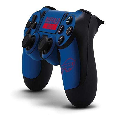 Skinit Decal Gaming Skin Compatible with PS4 Controller - Officially Licensed NFL Buffalo Bills Blue Performance Series Design