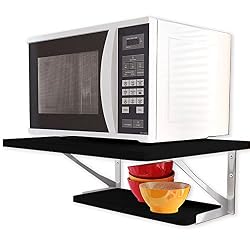 Suporte Para Forno E Microondas Com 2 Prateleiras Decoremtudo