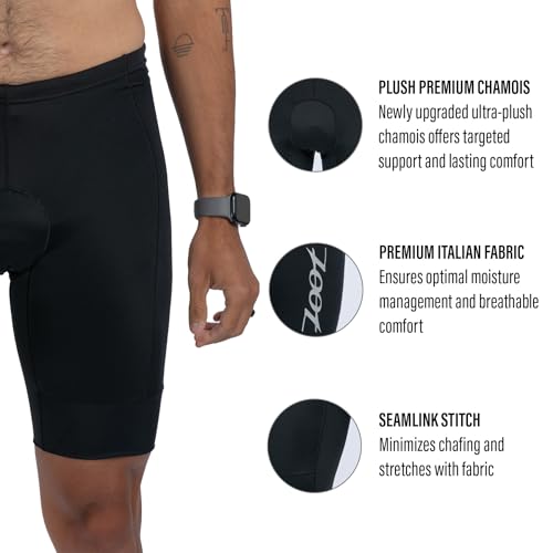 Zoot Men’s Core 9-Inch Tri Shorts, Quick Dry Performance Triathlon Shorts with Cycling Chamois Pad, Pockets & UPF 50+ Fabric2
