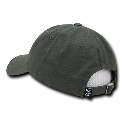 RapDom Polo Style American Pride Flag Baseball Caps Tonal Flag Olive One Size