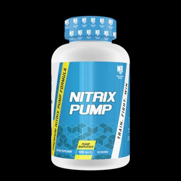 Muscle Rulz Nitrix Pump - Boost Nitric Oxide, Enhance Muscle Pumps, Endurance & Recovery 30 Servings
