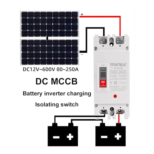 Disyuntor solar de CC caja moldeada MCCB con protector fotovoltaico 160A 2P 5