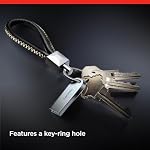 SANDISK Ultra Luxe Pendrive, USB Type-A, 128 GB (Unidad Flash, Velocidad de lectura hasta 400 MB/s, USB 3.2 Gen 1 + USB 3.0 compatible, Protección con Contraseña, RescuePRO Deluxe, Metálico) Plata