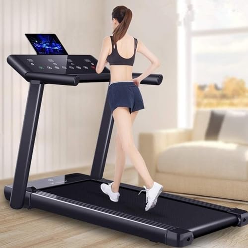 Image of Treadmill Full-Folding Home Treadmill, Installation-Free, Small and Ultra-Quiet, LED Display Sports Walking Machine, Suspension Balance Shock Absorption