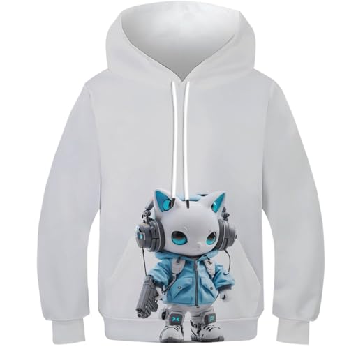 Sweatshirts avec poches cadeau de Noël et Halloween original pour garçon et fille