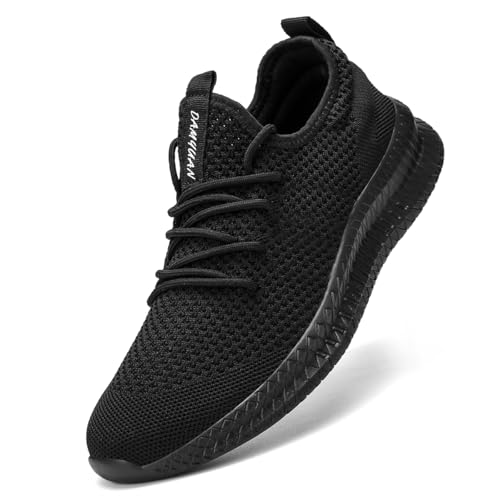 Men's Shoes Running Walking Gym Training Sneakers Sports Lightweight Cushioned Athletic Non-Slip Breathable Multi-Sport Versatile Slip On Shoes