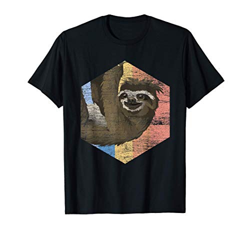 Retro Amante De Los Animales Animal Zoo Perezoso Camiseta