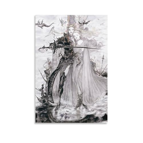 Yoshitaka Amano VF t@Cit@^W[ 16 oX[ xbh[ rO LoX EH[A[g vg ʉ ǂ̊G16x24inch(40x60cm)