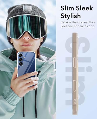 Image of DIZORO Compatible with Samsung Galaxy S25 5G Back Cover Case Clear,[ Anti Yellow ][Military Grade Protection] Hard PC Back Cover Transparent