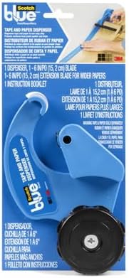 Scotch Painter's Tape M1000-SBN Masking Tape and Paper Dispenser, Tape & Paper, Blue