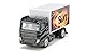 siku 1107, LKW mit Kofferaufbau Sixt, Spielzeug-LKW, Metall/Kunststoff, Schwarz/Weiß, Heckklappe zum Öffnen, Drachen-Motiv