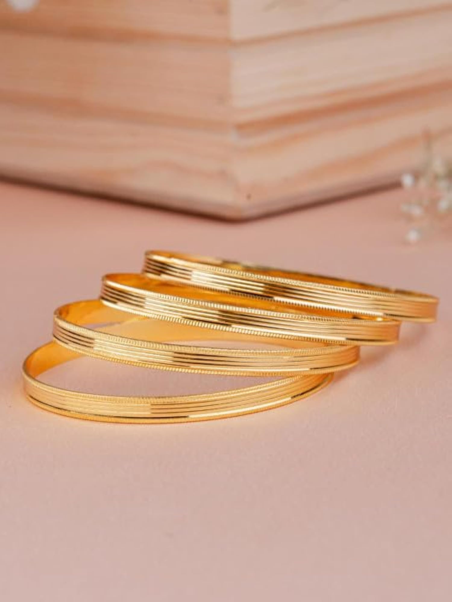Traditional Plated Bangles Set Kada, Classic Ethnic Jewellery