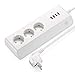 Wifi Smart Power Strip presa multipla Protezione contro le sovratensioni 3AC 4 USB Smart Home Multipresa intelligente Compatibile con Alexa Google Home Echo 2.4GHz Spine telecomando con funzione timer
