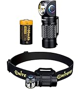 Nitefox Mini Multipurpose Flashlight Headlamp Portable Light Tail Magnetic USB Rchargeable Waterp...