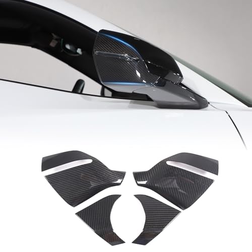 Coque de rétroviseur Corvette C8 en finition carbone look élégant