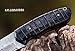 LH LIMASSOL 8 INCH Fixed Blade black Dollar Wood Custom Handmade Damascus Hunting knife/skinner knife/skinning knife with leather sheath